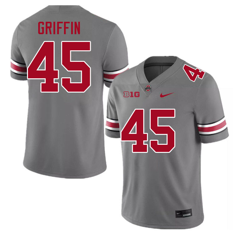 Archie Griffin Ohio State Buckeyes Jersey College Football Uniforms-Grey